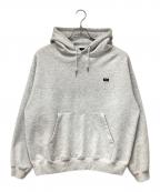 HUFハフ）の古着「プルオーバーパーカー」｜ライトグレー