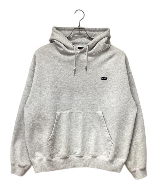 HUF（ハフ）HUF (ハフ) プルオーバーパーカー ライトグレー サイズ:Mの古着・服飾アイテム