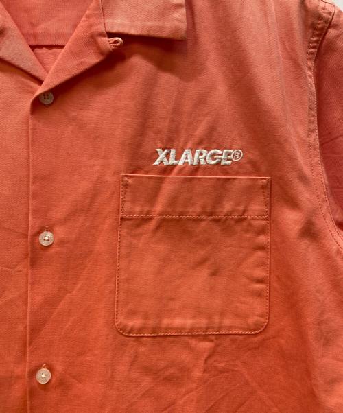 X-LARGE（エクストララージ）X-LARGE (エクストララージ) オープンカラーシャツ サーモンピンク サイズ:Lの古着・服飾アイテム