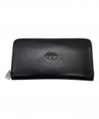 DIESELディーゼル）の古着「ラウンドファスナー財布」｜ブラック×グリーン