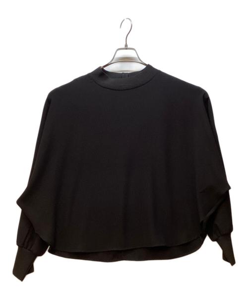 BEARDSLEY（ビアズリー）BEARDSLEY (ビアズリー) ニットコンビドルマンブラウス ブラック サイズ:FREEの古着・服飾アイテム