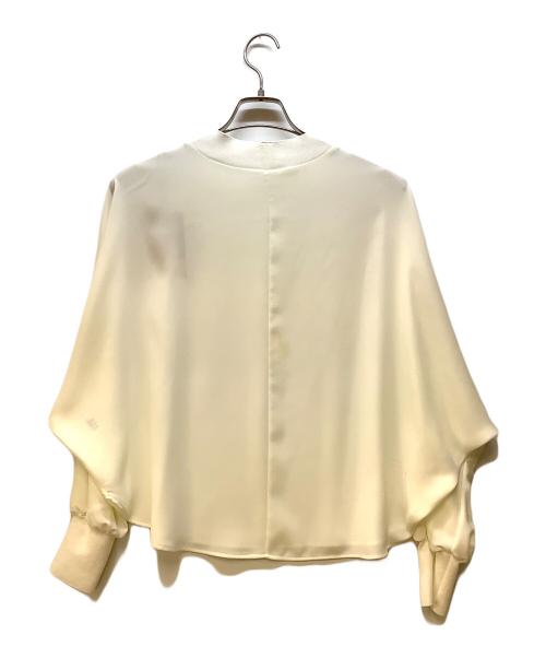BEARDSLEY（ビアズリー）BEARDSLEY (ビアズリー) ニットコンビブラウス ホワイト サイズ:FREEの古着・服飾アイテム