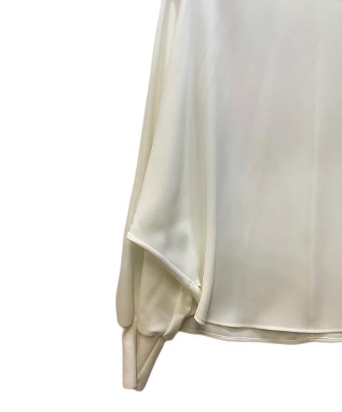 BEARDSLEY（ビアズリー）BEARDSLEY (ビアズリー) ニットコンビブラウス ホワイト サイズ:FREEの古着・服飾アイテム