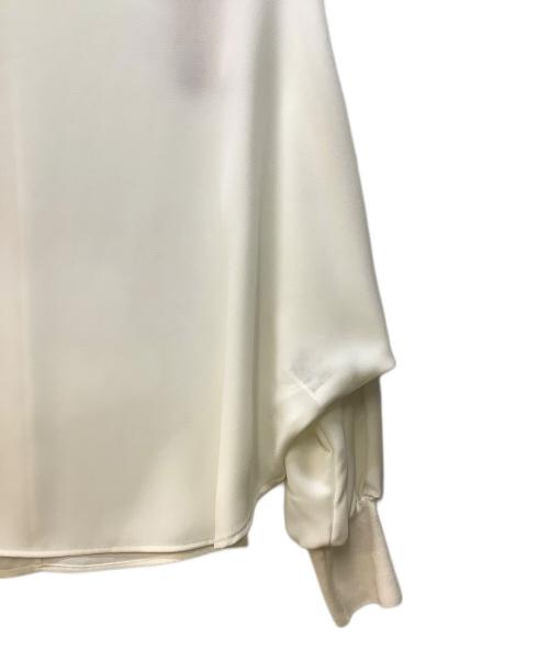 BEARDSLEY（ビアズリー）BEARDSLEY (ビアズリー) ニットコンビブラウス ホワイト サイズ:FREEの古着・服飾アイテム