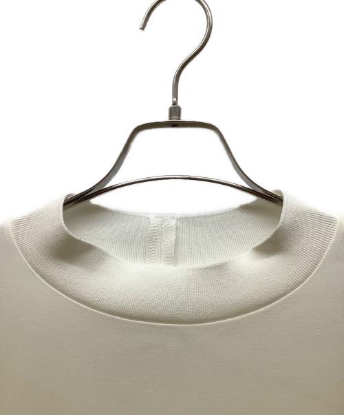 BEARDSLEY（ビアズリー）BEARDSLEY (ビアズリー) ニットコンビブラウス ホワイト サイズ:FREEの古着・服飾アイテム