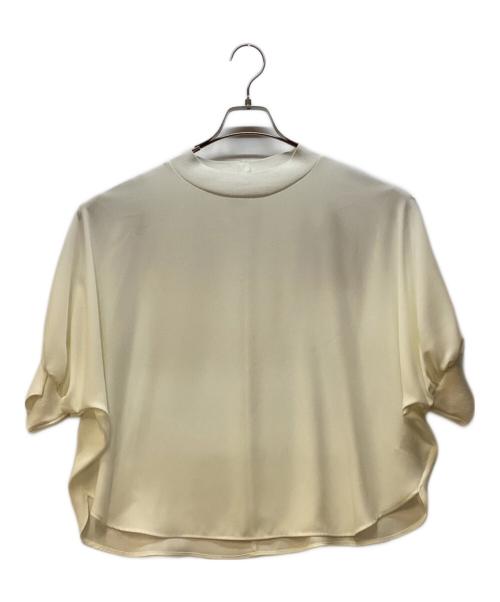 BEARDSLEY（ビアズリー）BEARDSLEY (ビアズリー) ニットコンビブラウス ホワイト サイズ:FREEの古着・服飾アイテム