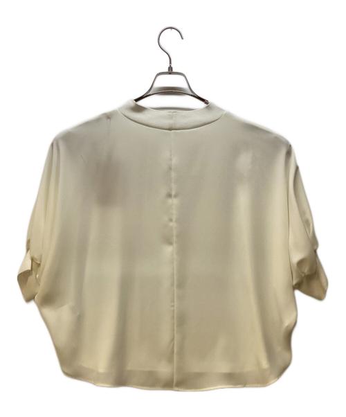 BEARDSLEY（ビアズリー）BEARDSLEY (ビアズリー) ニットコンビブラウス ホワイト サイズ:FREEの古着・服飾アイテム