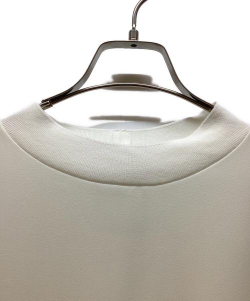 BEARDSLEY（ビアズリー）BEARDSLEY (ビアズリー) ニットコンビブラウス ホワイト サイズ:FREEの古着・服飾アイテム