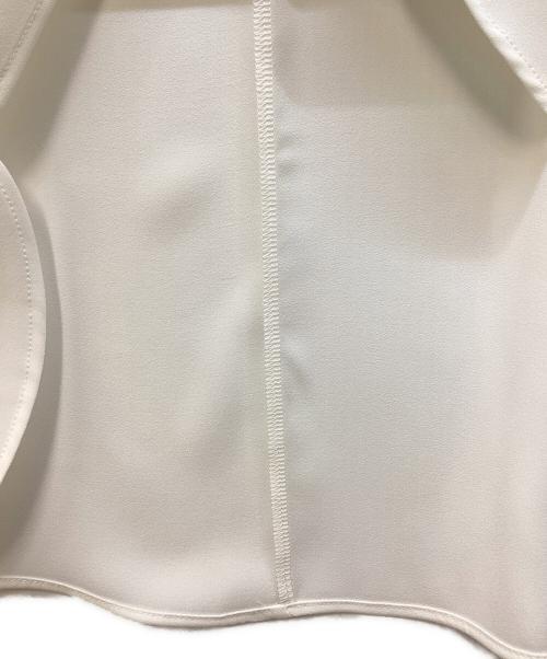BEARDSLEY（ビアズリー）BEARDSLEY (ビアズリー) ニットコンビブラウス ホワイト サイズ:FREEの古着・服飾アイテム