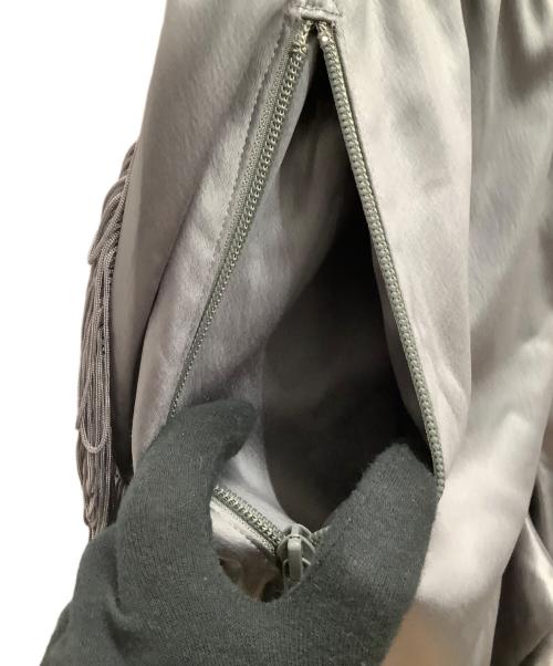 Needles（ニードルズ）Needles (ニードルズ) フリンジブーツカットトラックパンツ グレー サイズ:Sの古着・服飾アイテム