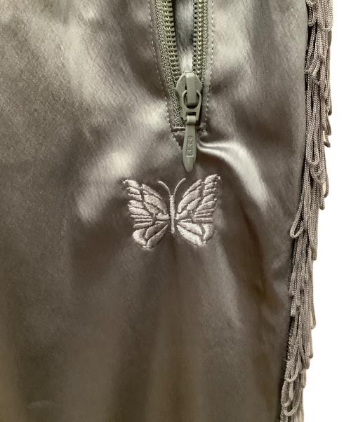 Needles（ニードルズ）Needles (ニードルズ) フリンジブーツカットトラックパンツ グレー サイズ:Sの古着・服飾アイテム