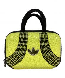 adidas Originals（アディダスオリジナル）の古着「ラインストーンクラッチバッグ」｜ライトグリーン