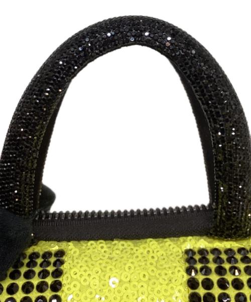 adidas Originals（アディダスオリジナル）adidas Originals (アディダスオリジナル) ラインストーンクラッチバッグ ライトグリーンの古着・服飾アイテム