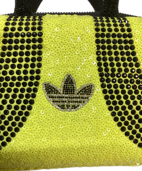 adidas Originals（アディダスオリジナル）adidas Originals (アディダスオリジナル) ラインストーンクラッチバッグ ライトグリーンの古着・服飾アイテム