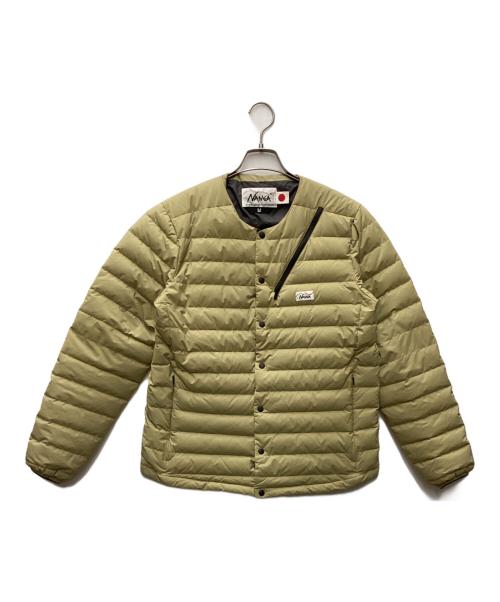 NANGA（ナンガ）NANGA (ナンガ) ダウンジャケット/ダウンカーディガン カーキ サイズ:Mの古着・服飾アイテム