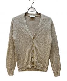 Settefili Cashmere（セッテフィーリ カシミア）の古着「薄手カーディガン」｜ブラウン