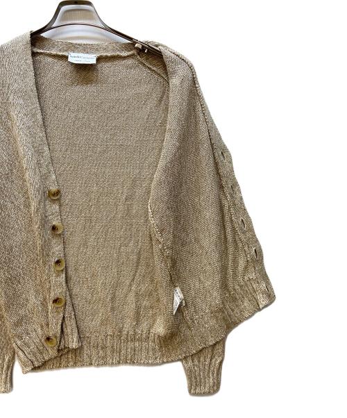Settefili Cashmere（セッテフィーリ カシミア）Settefili Cashmere (セッテフィーリ カシミア) 薄手カーディガン ブラウン サイズ:L（44）の古着・服飾アイテム