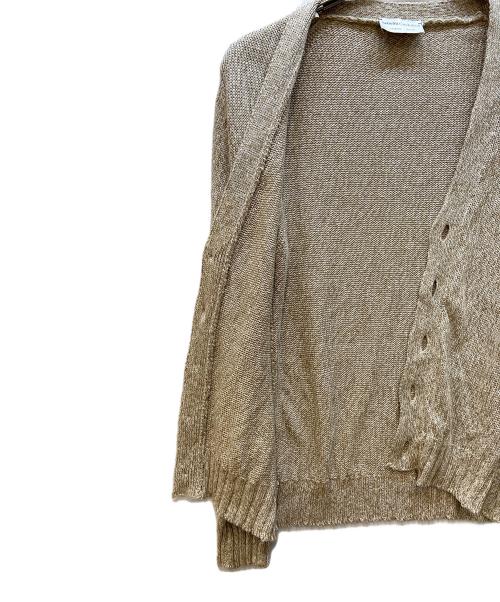 Settefili Cashmere（セッテフィーリ カシミア）Settefili Cashmere (セッテフィーリ カシミア) 薄手カーディガン ブラウン サイズ:L（44）の古着・服飾アイテム