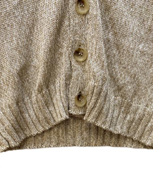 Settefili Cashmere（セッテフィーリ カシミア）Settefili Cashmere (セッテフィーリ カシミア) 薄手カーディガン ブラウン サイズ:L（44）の古着・服飾アイテム