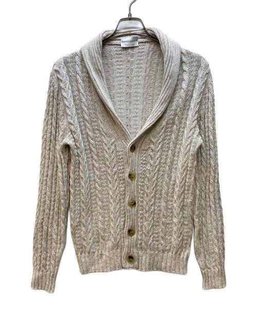 Settefili Cashmere（セッテフィーリ カシミア）Settefili Cashmere (セッテフィーリ カシミア) 薄手カーディガン ベージュ サイズ:46の古着・服飾アイテム