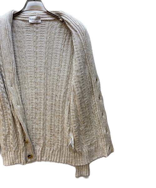Settefili Cashmere（セッテフィーリ カシミア）Settefili Cashmere (セッテフィーリ カシミア) 薄手カーディガン ベージュ サイズ:46の古着・服飾アイテム