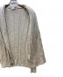 中古・古着 Settefili Cashmere (セッテフィーリ カシミア) 薄手カーディガン ベージュ サイズ:46：7000円