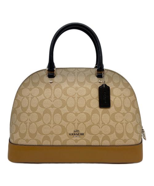 COACH（コーチ）COACH (コーチ) ハンドバッグ ベージュの古着・服飾アイテム