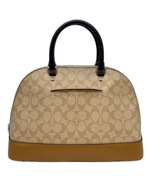 COACH（コーチ）COACH (コーチ) ハンドバッグ ベージュの古着・服飾アイテム