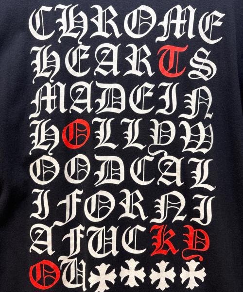 CHROME HEARTS（クロムハーツ）CHROME HEARTS (クロムハーツ) 半袖カットソー ブラック サイズ:XLの古着・服飾アイテム