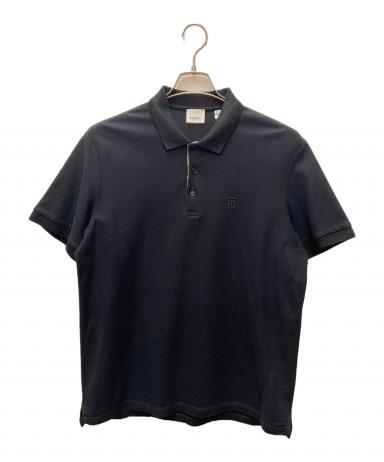 中古・古着通販】BURBERRY (バーバリー) ポロシャツ ブラック サイズ