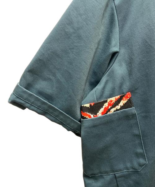 77circa（ナナナナサーカ）77circa (ナナナナサーカ) Dickies (ディッキーズ) 半袖シャツ グリーン サイズ:FREEの古着・服飾アイテム