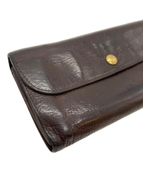 IL BISONTE（イル ビゾンテ）IL BISONTE (イル ビゾンテ) 長財布 ブラウンの古着・服飾アイテム