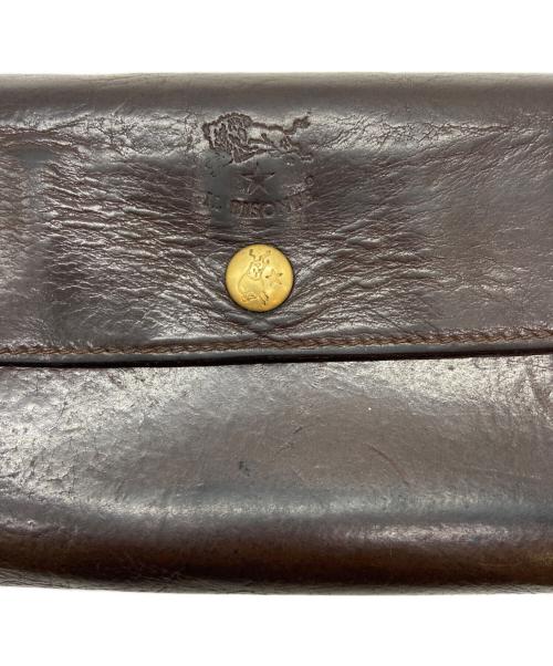 IL BISONTE（イル ビゾンテ）IL BISONTE (イル ビゾンテ) 長財布 ブラウンの古着・服飾アイテム