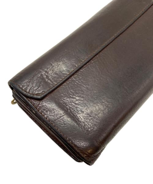 IL BISONTE（イル ビゾンテ）IL BISONTE (イル ビゾンテ) 長財布 ブラウンの古着・服飾アイテム