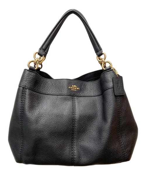 COACH（コーチ）COACH (コーチ) ハンドバッグ ブラックの古着・服飾アイテム