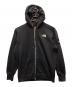 THE NORTH FACE（ザ ノース フェイス）の古着「ジップパーカー」｜ブラック