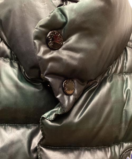 MONCLER（モンクレール）MONCLER (モンクレール) ダウンベスト/CORBIER グリーン×ブラック サイズ:Sの古着・服飾アイテム