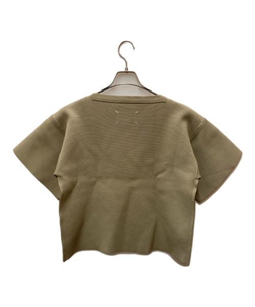 Maison Margiela（メゾンマルジェラ）Maison Margiela (メゾンマルジェラ) 薄手ニット ベージュ サイズ:Mの古着・服飾アイテム