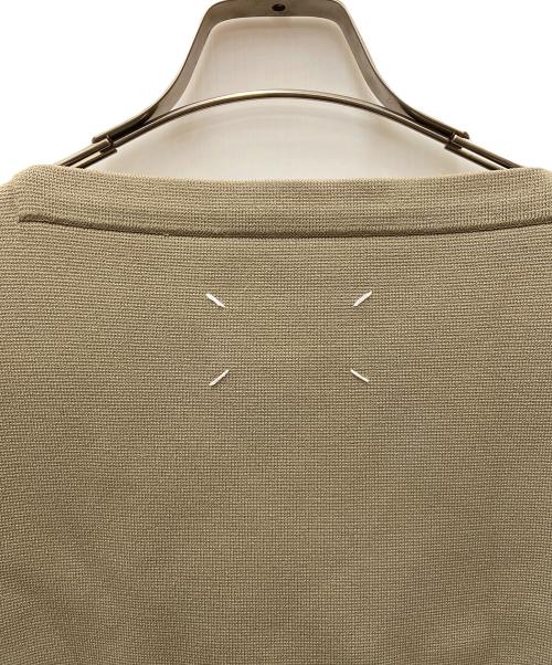 Maison Margiela（メゾンマルジェラ）Maison Margiela (メゾンマルジェラ) 薄手ニット ベージュ サイズ:Mの古着・服飾アイテム