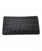 BOTTEGA VENETAボッテガベネタ）の古着「コンチネンタルウォレット」｜ブラック