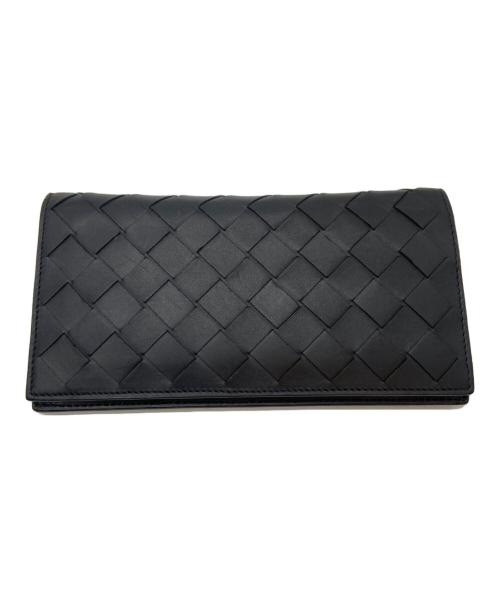 BOTTEGA VENETA（ボッテガベネタ）BOTTEGA VENETA (ボッテガベネタ) コンチネンタルウォレット ブラックの古着・服飾アイテム