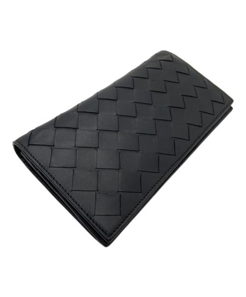BOTTEGA VENETA（ボッテガベネタ）BOTTEGA VENETA (ボッテガベネタ) コンチネンタルウォレット ブラックの古着・服飾アイテム