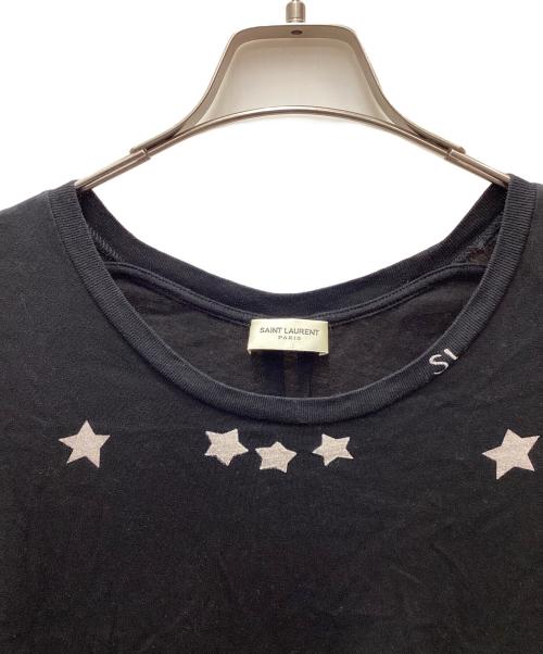 Saint Laurent Paris（サンローランパリ）Saint Laurent Paris (サンローランパリ) 半袖カットソー ブラック サイズ:XSの古着・服飾アイテム