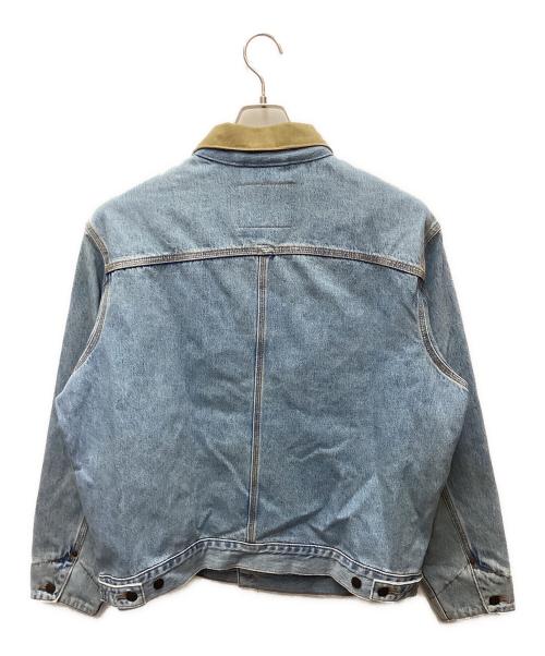 LEVI'S（リーバイス）LEVI'S (リーバイス) デニムトラッカージャケット ブルー×カーキ サイズ:Mの古着・服飾アイテム