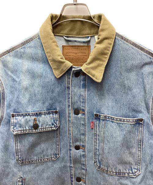 LEVI'S（リーバイス）LEVI'S (リーバイス) デニムトラッカージャケット ブルー×カーキ サイズ:Mの古着・服飾アイテム