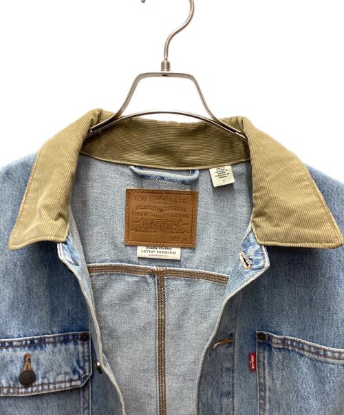 LEVI'S（リーバイス）LEVI'S (リーバイス) デニムトラッカージャケット ブルー×カーキ サイズ:Mの古着・服飾アイテム