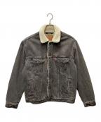 LEVI'Sリーバイス）の古着「デニムボアトラッカージャケット」｜ブラック