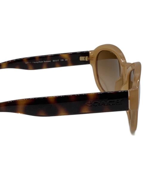 COACH（コーチ）COACH (コーチ) サングラス ブラウン×ベージュの古着・服飾アイテム
