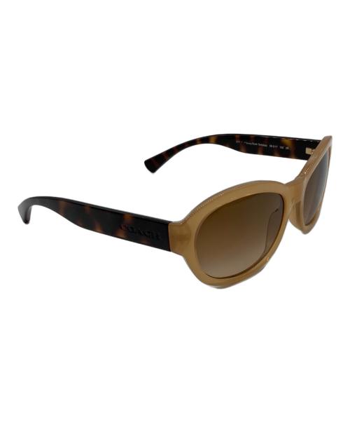 COACH（コーチ）COACH (コーチ) サングラス ブラウン×ベージュの古着・服飾アイテム