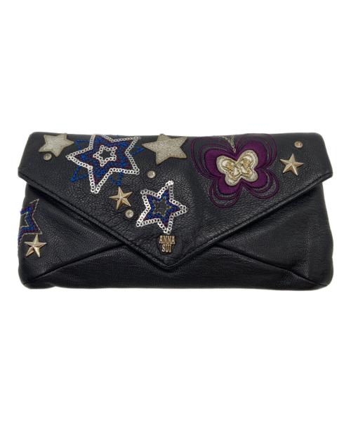 ANNA SUI（アナスイ）ANNA SUI (アナスイ) 長財布 ブラックの古着・服飾アイテム